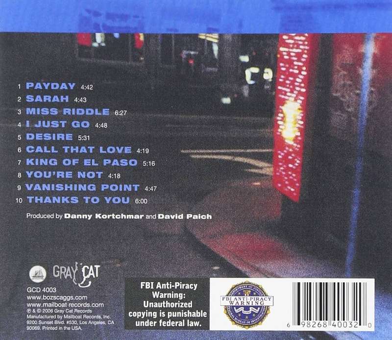 Boz Scaggs - Dig CD Import