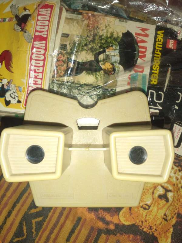 Vintage toy, Stereo master (view master) & 12x reel packs, made in Italy SJ