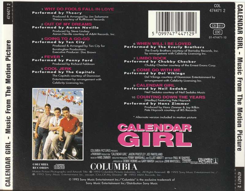 Soundtrack - Calendar Girl CD Import