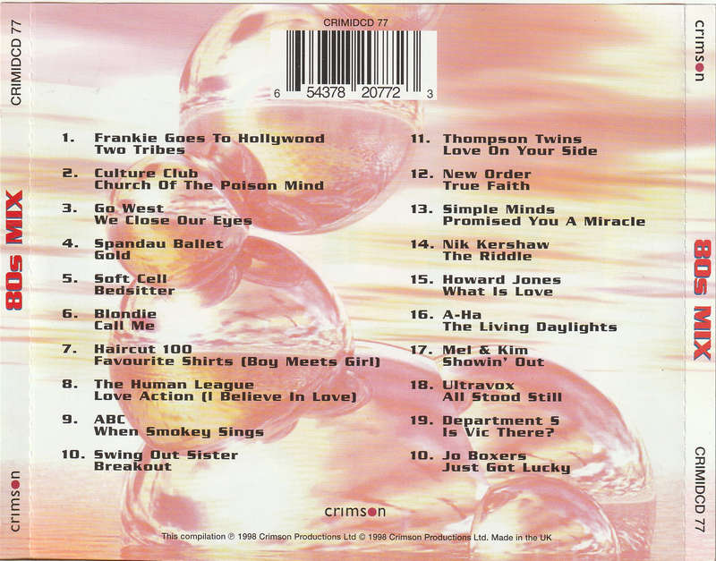 Various - 80s Mix CD Import