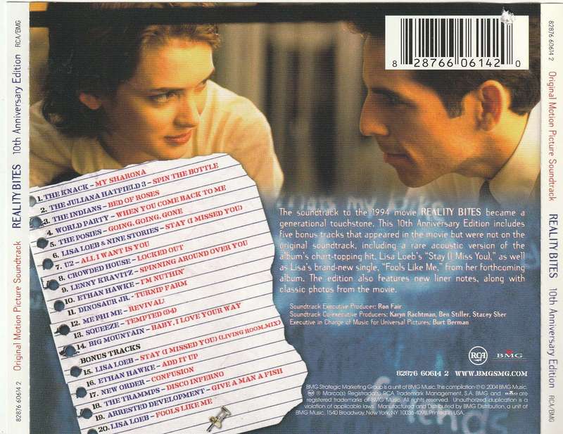 Soundtrack - Reality Bites 10th Anniversary Edition CD Import