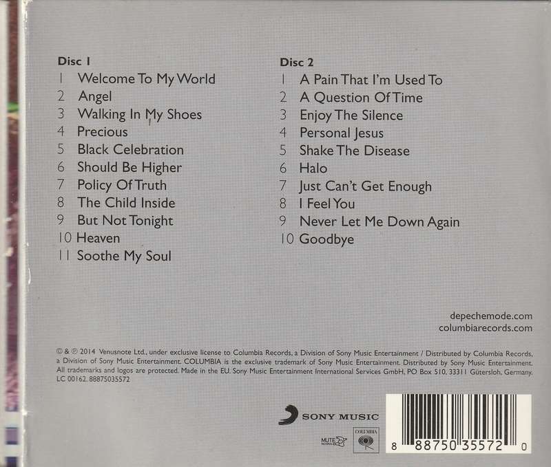 Depeche Mode - Live In Berlin (Soundtrack) Double CD Import Digipak