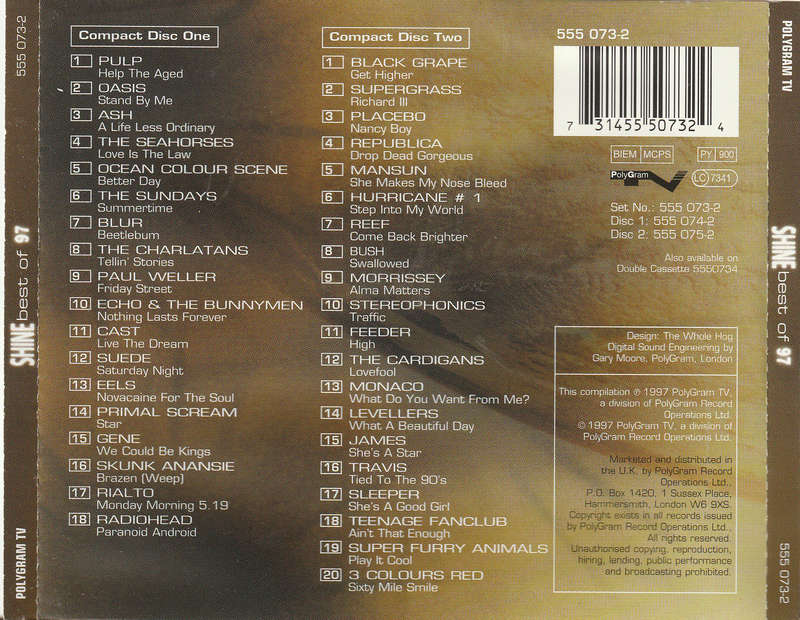 Various - Shine - Best of 97 Double CD Import