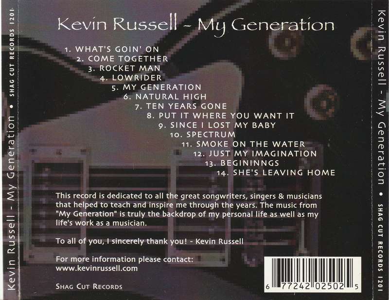 Kevin Russell - My Generation CD Import