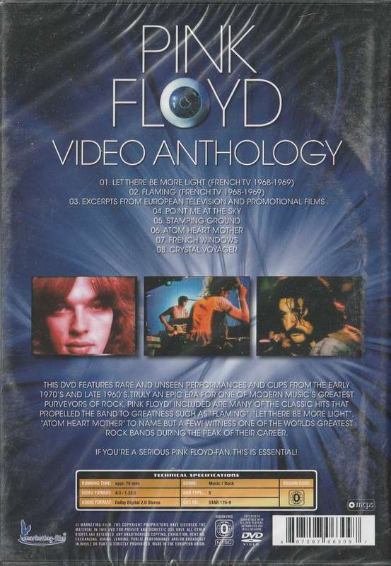 Pink Floyd - Video Anthology DVD Import Sealed
