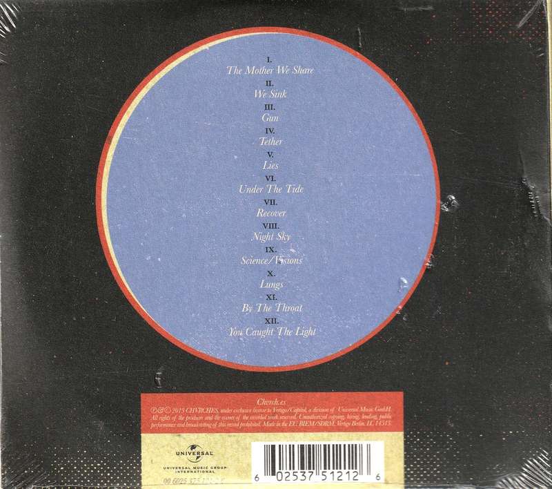 Chvrches - The Bones of What You Believe CD Import Sealed Digipak