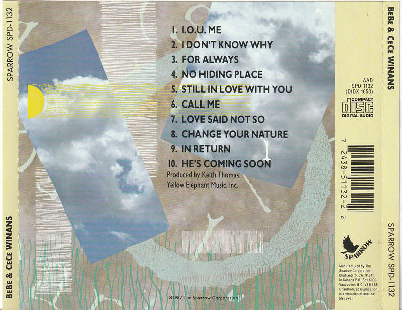 Bebe & Cece Winans - Bebe & Cece Winans CD Import