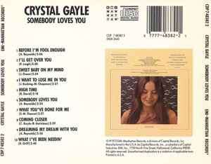 Crystal Gayle - Somebody Loves You CD Import