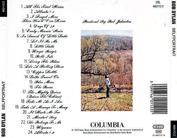 Bob Dylan - Selfportrait CD Import