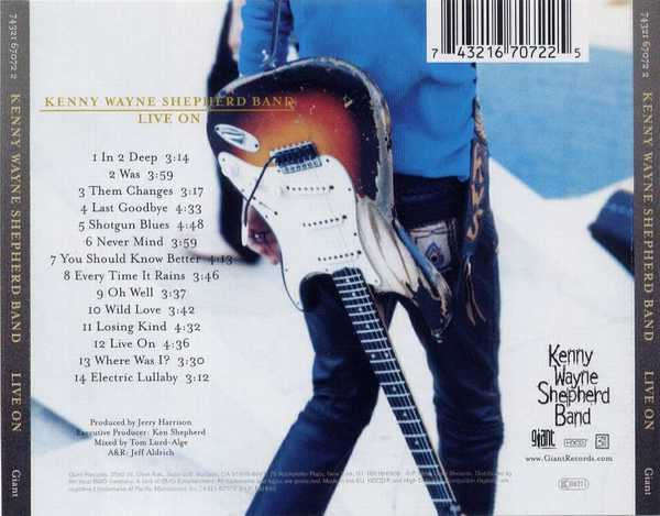 Kenny Wayne Shepherd Band - Live On CD Import