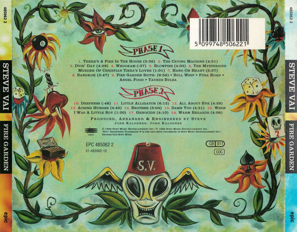 Steve Vai - Fire Garden CD Import