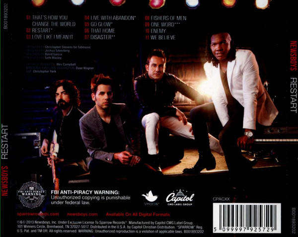 Newsboys - Restart CD Import Sealed