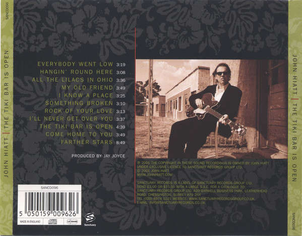 John Hiatt - Tiki Bar Is Open CD Import