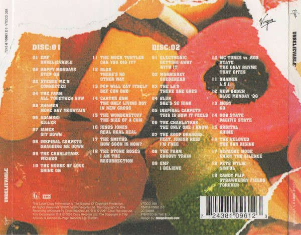 Various - Unbelievable Double CD Import