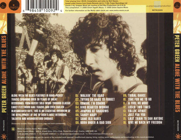 Peter Green & Original Fleetwood Mac - Alone With the Blues CD Import