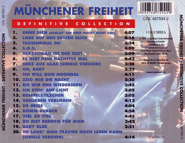 Münchener Freiheit - Definitive Collection CD Import