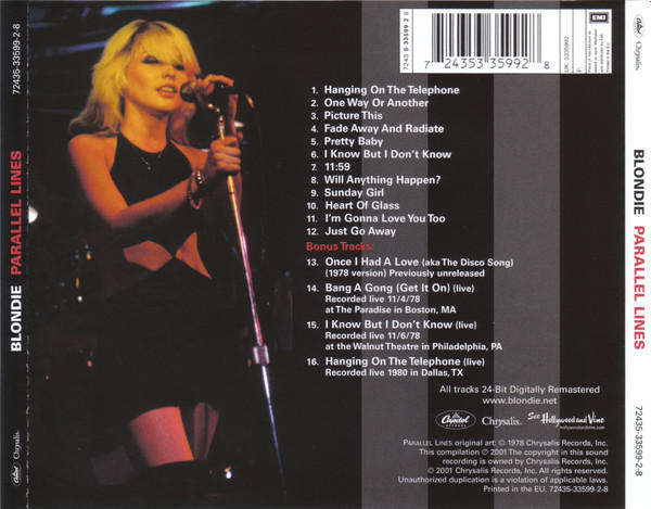 Blondie - Parallel Lines CD Import (Bonus Tracks)