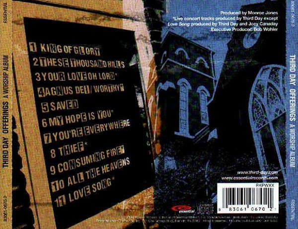 Third Day - Offerings (A Worship Album) CD Import