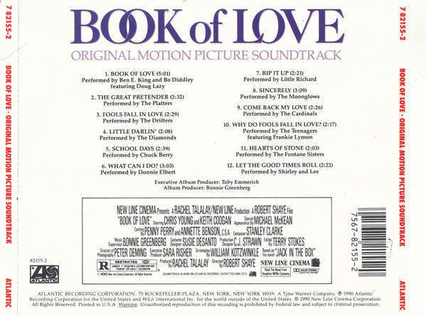 Soundtrack - Book of Love CD Import