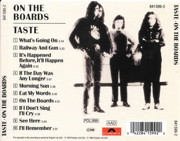 Taste - On the Boards CD Import