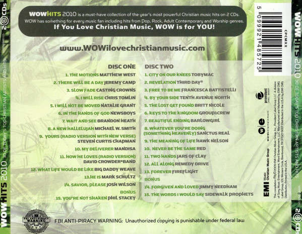 Various - WOW Hits 2010 Double CD