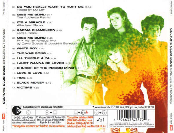 Culture Club 2005 - Singles & Remixes CD Import