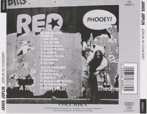 Janis Joplin - In Concert CD Import