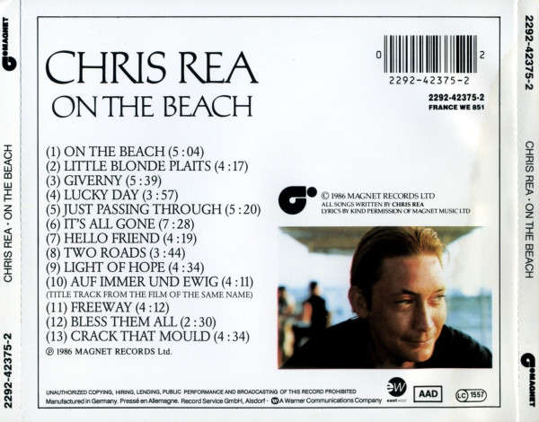 Chris Rea - On the Beach CD Import