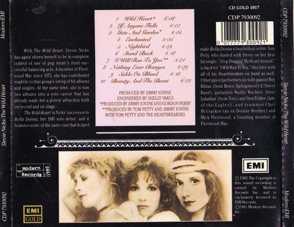 Stevie Nicks - The Wild Heart CD Import