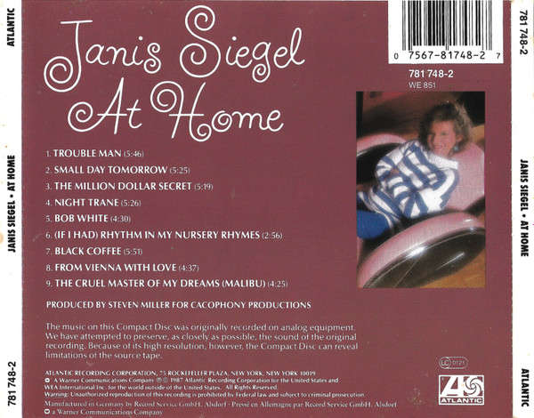 Janis Siegel - At Home CD Import
