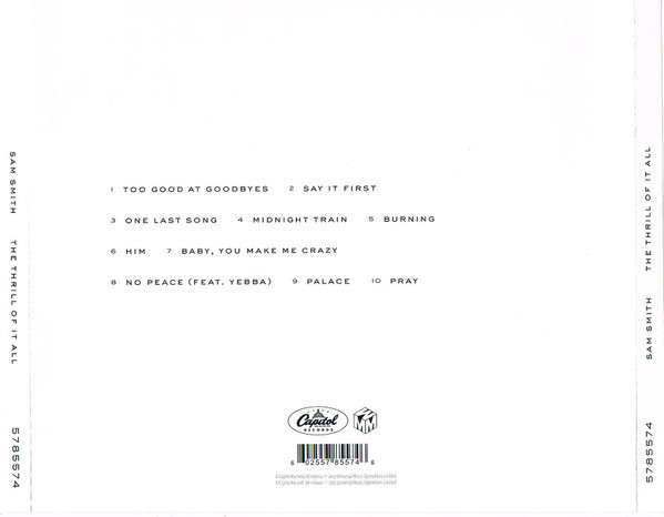 Sam Smith - The Thrill of It All CD Import