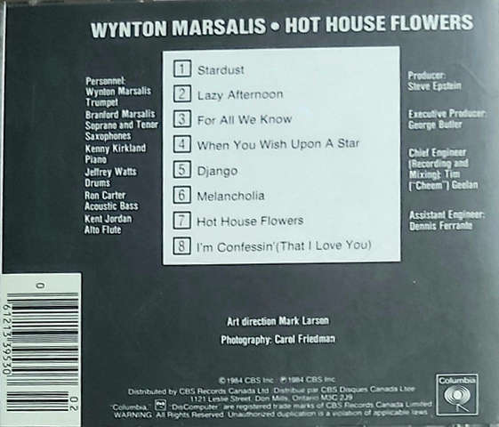 Wynton Marsalis - Hot House Flowers CD Import