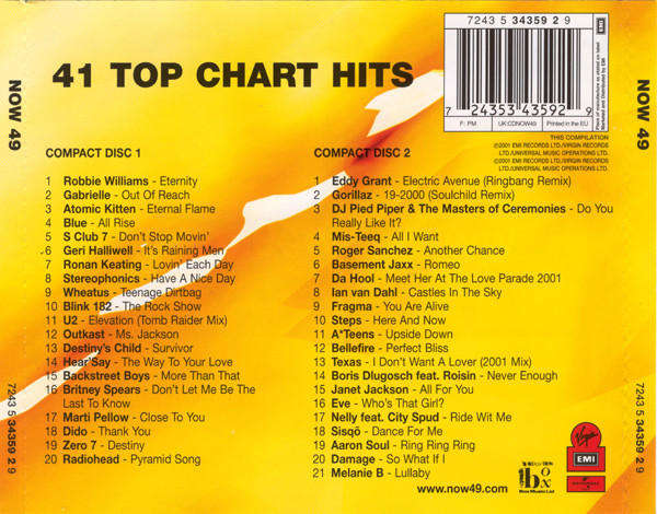 Various - Now That's What I Call Music! 49 Double CD Import UK