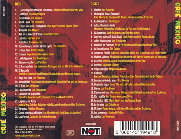 Various - Café Mexico Double CD Import