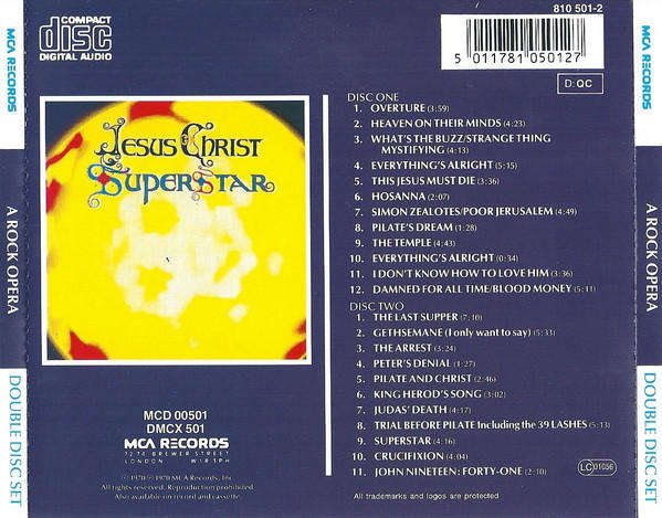 Soundtrack - Jesus Christ Superstar Double CD Import