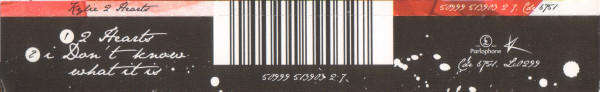 Kylie Minogue - 2 Hearts CD Maxi Single Import
