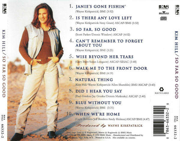 Kim Hill - So Far So Good CD Import