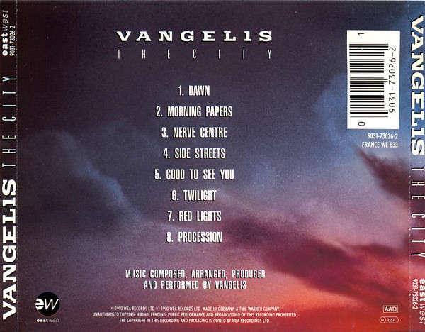 Vangelis - The City CD Import