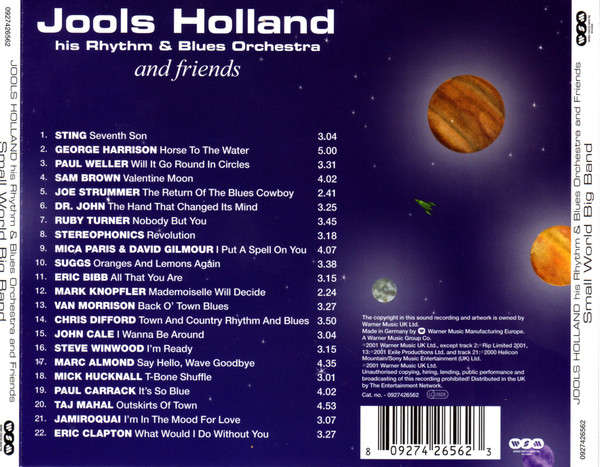 Jools Holland His Rhythm & Blues Orchestra & Friends - Small World Big Band CD Import