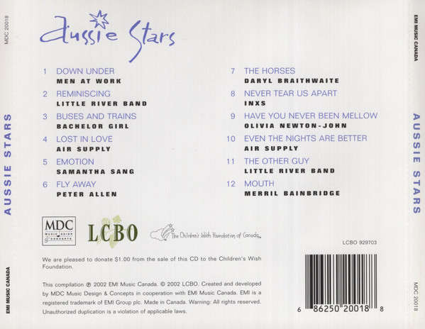 Various - Aussie Stars (Hits From Down Under) CD Import