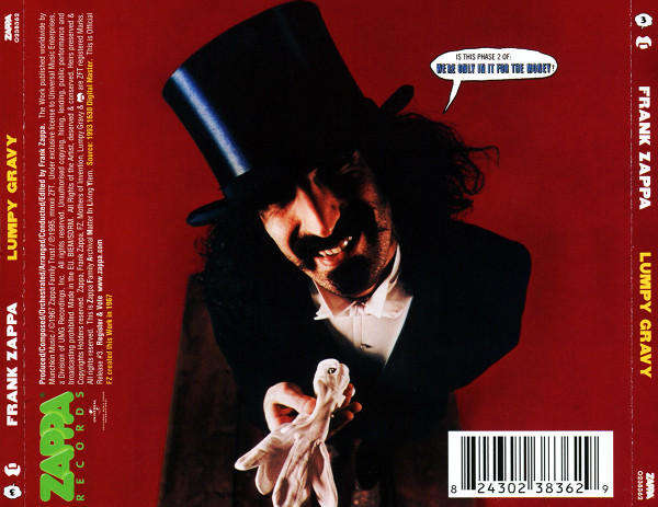 Frank Zappa - Lumpy Gravy CD Import