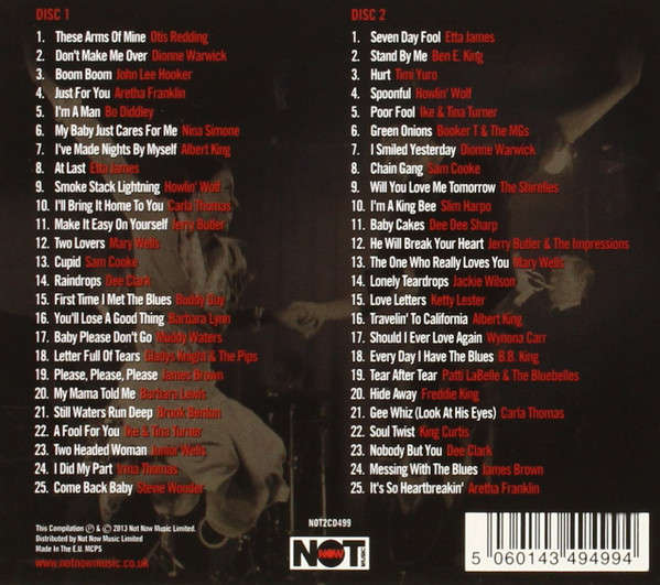 Various  Blues Brothers & Soul Sisters Double CD Import