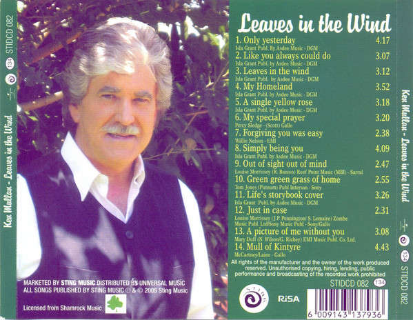 Ken Mullan - Leaves In the Wind CD