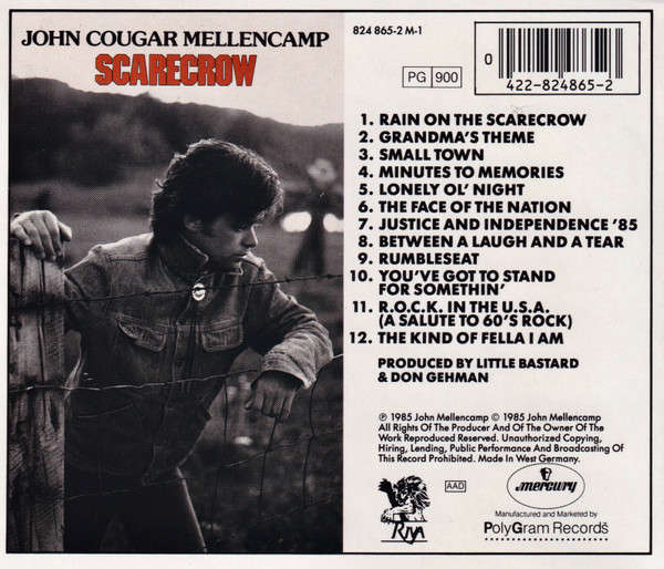 John Cougar Mellencamp - Scarecrow CD Import