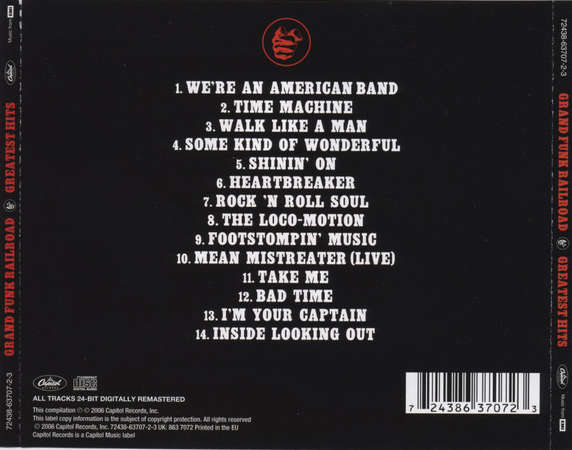 Grand Funk Railroad - Greatest Hits CD Import