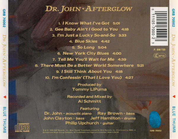 Dr. John - Afterglow CD Import
