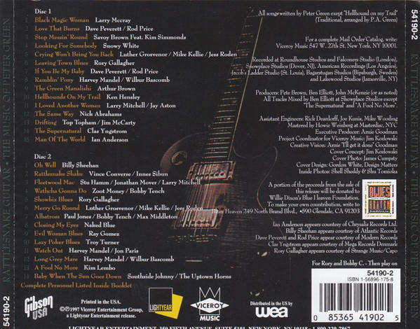 Various - Rattlesnake Guitar - Music of Peter Green Double CD Import