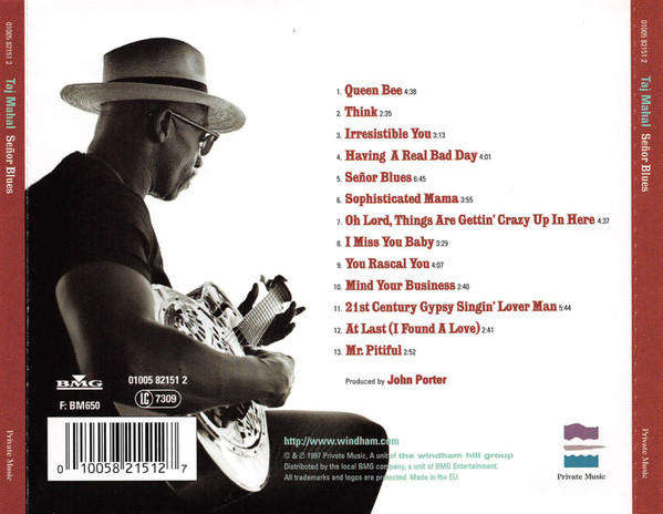 Taj Mahal - Señor Blues CD Import