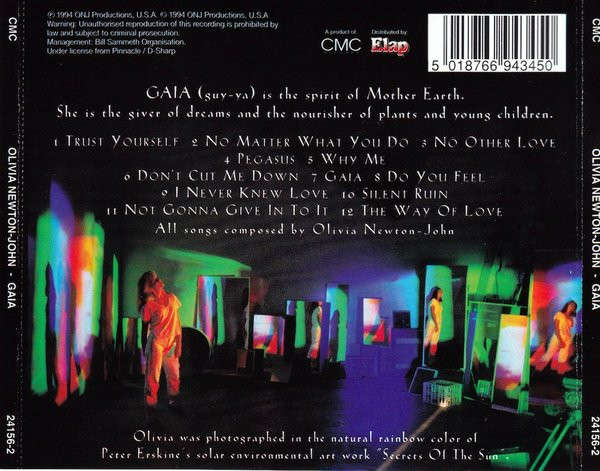 Olivia Newton-John - Gaia - One Woman's Journey CD Import