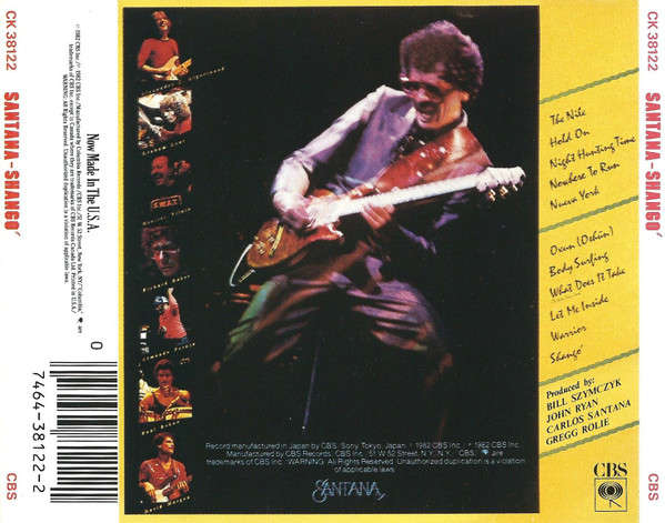 Santana - Shangó CD Import